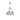 Golden Lighting 3306-6 BLK-CLR 6 Light Chandelier - Crescent Harbor