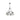 Golden Lighting 3306-6 BLK-CLR 6 Light Chandelier - Crescent Harbor