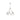 Golden Lighting 3306-6 BLK-CLR 6 Light Chandelier - Crescent Harbor