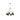 Golden Lighting 3306-6 BLK-CLR 6 Light Chandelier - Crescent Harbor