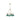 Golden Lighting 3306-6 BLK-CLR 6 Light Chandelier - Crescent Harbor