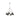 Golden Lighting 3306-6 BLK-CLR 6 Light Chandelier - Crescent Harbor