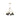 Golden Lighting 3306-6 BLK-CLR 6 Light Chandelier - Crescent Harbor