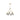Golden Lighting 3306-6 BLK-CLR 6 Light Chandelier - Crescent Harbor