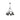 Golden Lighting 3306-6 BLK-CLR 6 Light Chandelier - Crescent Harbor