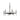 Golden Lighting 3509-6 BLK 6 Light Chandelier - Crescent Harbor