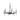 Golden Lighting 3509-6 BLK 6 Light Chandelier - Crescent Harbor