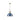 Golden Lighting 3602-L Duncan 1 Light Pendant with Chain in Aged Brass - Crescent Harbor