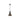 Golden Lighting 3602-S AB-WH Small Pendant with Chain - Crescent Harbor