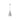 Golden Lighting 3602-S AB-WH Small Pendant with Chain - Crescent Harbor
