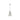 Golden Lighting 3602-S AB-WH Small Pendant with Chain - Crescent Harbor