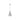 Golden Lighting 3602-S AB-WH Small Pendant with Chain - Crescent Harbor