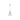 Golden Lighting 3602-S AB-WH Small Pendant with Chain - Crescent Harbor