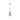Golden Lighting 3602-S AB-WH Small Pendant with Chain - Crescent Harbor