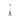 Golden Lighting 3602-S AB-WH Small Pendant with Chain - Crescent Harbor