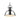Golden Lighting 3604-L AB-AB Duncan 1 Light Pendant with Rod - Crescent Harbor