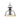 Golden Lighting 3604-L AB-AB Duncan 1 Light Pendant with Rod - Crescent Harbor