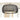Golden Lighting 6805-6 BLK-NR Everly 6 Light Chandelier in Matte Black with Natural Rattan - Crescent Harbor