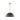 Golden Lighting 6928-3P AB-BLK Aldrich 3 Light Pendant in Aged Brass with Matte Black - Crescent Harbor