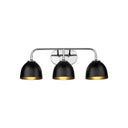 Golden Lighting 6956-BA3 Zoey 3 Light Bath Vanity - Crescent Harbor