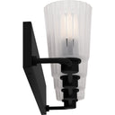Gray 4 Light Bath Light in Matte Black 5