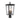 Great Outdoors 72756-66G Cantebury 4 Light Outdoor Post Mount in Coal W/Gold 1