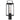 Great Outdoors 73166-66 Sullivans Landing 1 Light Outdoor Post Lantern in Sand Coal 1