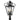 Great Outdoors 9336-661 Brixton Ivy - 3 Light Outdoor Post in Coal / Honey Gold Highlight 1