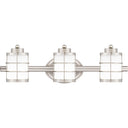 Hazlett 3 Light Bath Light in Brushed Nickel 1