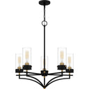 Hillside 5 Light Chandelier in Matte Black 4