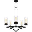 Hillside 5 Light Chandelier in Matte Black 5