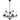 Hillside 9 Light Chandelier in Matte Black 5