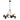 Hubbardton Forge 131068-GG Brooklyn 9-Light Chandelier - Modern Brass | Ink - Crescent Harbor