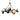 Hubbardton Forge 131068-GG Brooklyn 9-Light Chandelier - Modern Brass | Ink - Crescent Harbor