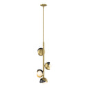 Hubbardton Forge 131611-GG Brooklyn 4-Light Vertical Pendant - Modern Brass | Ink - Crescent Harbor