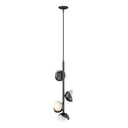 Hubbardton Forge 131611-GG Brooklyn 4-Light Vertical Pendant - Modern Brass | Ink - Crescent Harbor