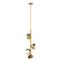 Hubbardton Forge 131611-GG Brooklyn 4-Light Vertical Pendant - Modern Brass | Ink - Crescent Harbor