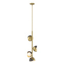 Hubbardton Forge 131611-GG Brooklyn 4-Light Vertical Pendant - Modern Brass | Ink - Crescent Harbor