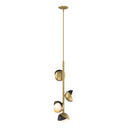Hubbardton Forge 131611-GG Brooklyn 4-Light Vertical Pendant - Modern Brass | Ink - Crescent Harbor