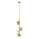 Hubbardton Forge 131611-GG Brooklyn 4-Light Vertical Pendant - Modern Brass | Ink - Crescent Harbor
