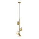 Hubbardton Forge 131611-GG Brooklyn 4-Light Vertical Pendant - Modern Brass | Ink - Crescent Harbor