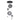 Hubbardton Forge 139052 Abacus Round LED Pendant in Standard Pipe length 6
