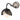 Hubbardton Forge 201377 Brooklyn 1-Light Double Shade Long-Arm Sconce 39