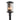 Hubbardton Forge 344840 Kingston Outdoor 4 Light Incandescent Post Light in Clear Glass 1