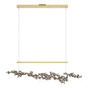 Hubbardton Forge 401326-STND Coral LED Pendant - Modern Brass | Ink - Crescent Harbor