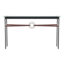 Hubbardton Forge 750118 Equus Console Table - British Brown Leather Accent - Crescent Harbor