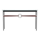 Hubbardton Forge 750118 Equus Console Table - British Brown Leather Accent - Crescent Harbor