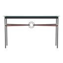 Hubbardton Forge 750118 Equus Console Table - British Brown Leather Accent - Crescent Harbor