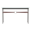 Hubbardton Forge 750118 Equus Console Table - British Brown Leather Accent - Crescent Harbor