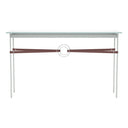 Hubbardton Forge 750118 Equus Console Table - British Brown Leather Accent - Crescent Harbor